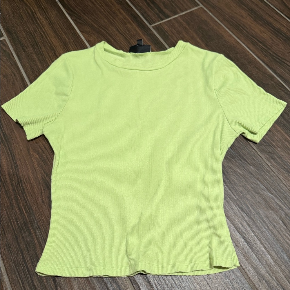 Vici Light Green Short Sleeve Tee